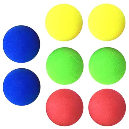 8 Stück Schaumstoffball,Softball,Beachball Bälle,Jonglierbälle,Softbälle Kleine Softball-Kugeln Für Kinder,6 Cm Durchmesser,Schaumstoffbälle Geeignet Für Spiele Und Aktivitäten Innen- Und Außenbereich