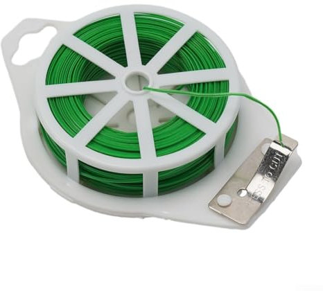 Fascette per piante in filo di ferro per giardinaggio e organizzazione per sostenere piante rampicanti (100 m)