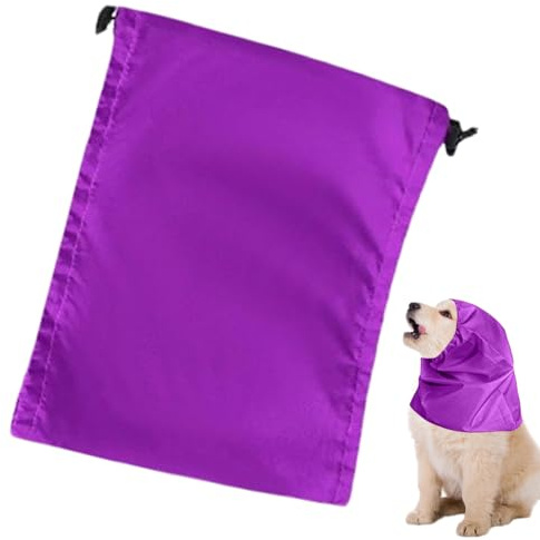 Regenhut für Hunde – wasserdichte Kapuze für Hunde mit langen Ohren, Haustier-Ohrenschutz, Badehut, verstellbar, elastische Passform für Spaziergänge im Freien, nasses Wetter, Reisen, regnerische Tage