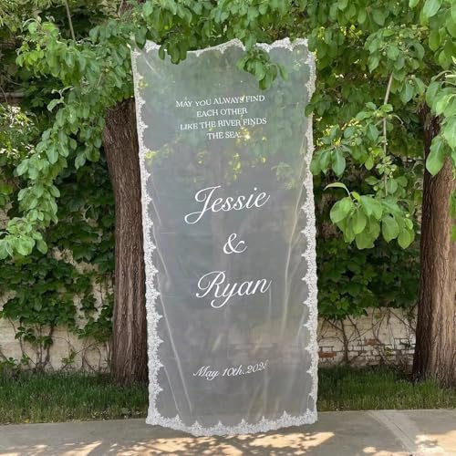 Signes de dentelle de bienvenue personnalisés, panneau en tissu, panneau de bienvenue personnalisé avec bordure en dentelle, panneau de mariage en dentelle personnalisé, signalisation en tissu de