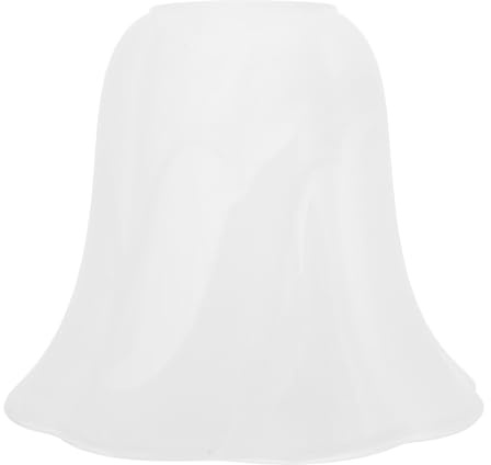 WOONEKY Pantalla de Vidrio Lampara para Lámpara Colgante, Vidrio Esmerilado, Difusión Suave de Luz, Fácil de Limpiar, Estilo Europeo para Salón