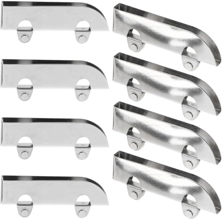 Holibanna 8 Poulies Coulissantes en Acier Inoxydable et Verre 5,0 Mm pour Porte Vitrée, Quincaillerie Robuste pour Placard, Armoire, Meuble – Roulettes Solide pour Ouverture Fluide