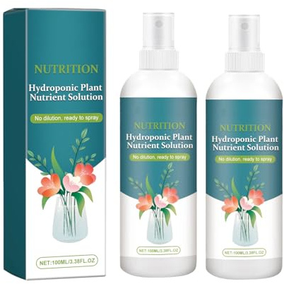 GNAUMORE Nutriments Hydroponiques,Engrais pour Hydroponiques,100ML*2PC