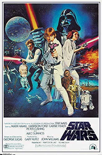 Trends International 24x36 Star Wars-V One Sheet Premium Wall Poster, 22.375 x 34