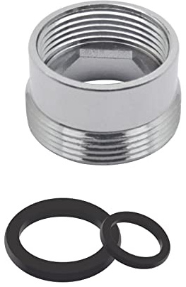 B07XC79GK5 HA2335B Supertool Wasserhahn-Adapter, Luftsprudleranschluss, wassersparende Metallbuchse, 18–22 mm Wasserhahnadapter (1 Stück)