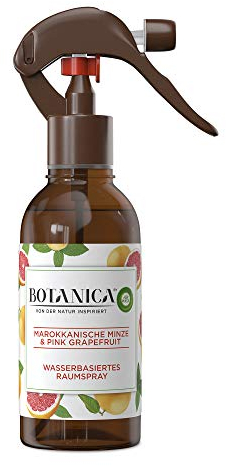 Botanica by Air Wick Duftspray – Duft: Marokkanische Minze & Pink Grapefruit – Nachhaltig hergestellt mit natürlichen Inhaltsstoffen – 1 x Raumspray