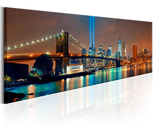 murando Cuadro Acústico 120x40 cm espuma acústica absorbe el sonido aislamiento lienzo de 1 pieza Decoración de Pared New York Ciudad City NY d-B-0088-b-a
