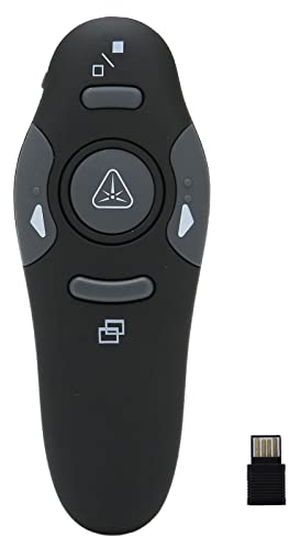 ciciglow Präsentations-Clicker, Kabellose Presenter-Fernbedienung, 2,4-GHz-USB-Diashow-PowerPoint-Clicker für Rede-Meeting-Klassen, für Computer, Laptop