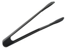 Black Serving Buffet Air Fryer Tongs for Pasta Salad Pastries Meats Nylon Ribbed Grip