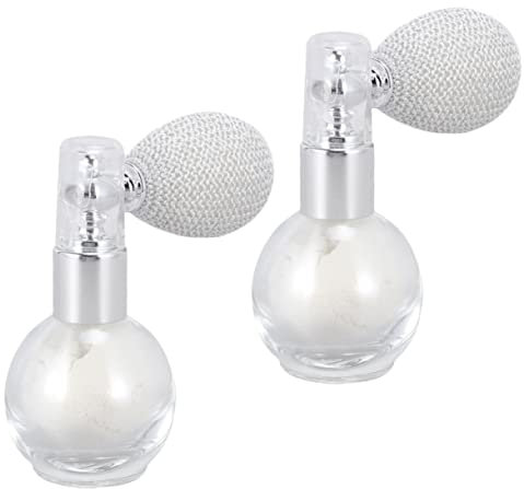 FOMIYES Face Glitter Highlighter Makeup Spray Glittering Powder Sprayer Bottle Set