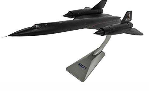 Militärmodellbausätze, Druckgussmodell eines Militärkämpfers aus Legierung, SR-71 Blackbird Fighter USAF-Modell im Maßstab 1:72, Spielzeug und Dekorationen für Erwachsene, 17,7 Zol