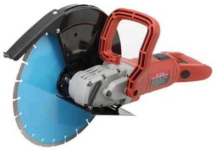 YILIKISS Betonschneider Trennschneider mit 35cm Sägeblatt,Nasschneider-Trockenschneider Wand Einstechen 3800r/min Einstellbare Tiefe Verwendet Werden, Fliesen, Marmor, Granit, Holz, Stein