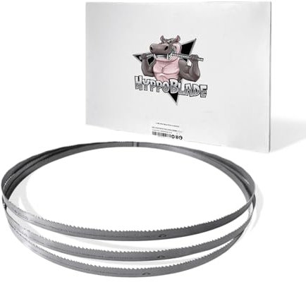 Fraiser Hippoblade set 3 lame sega a nastro 1140 x 13 x 0.65 mm – per metallo (ferro, acciaio) – ricambio professionale per seghe a nastro PMB 1100, MBS 1100, MBS 1200, TE-MB 18, R2103 – TPI 6-10