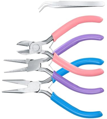 Schmuckzange, multifunktionales Drahtformwerkzeug, Metalldraht, Wickelzange, professionelle Rund- und Spitzzange