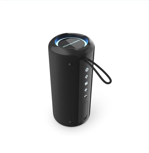 Energy Sistem – Altavoz Bluetooth (Bluetooth 5.4, TWS, 12h de autonomía, IPX6, Plástico 100% Reciclado) (Negro)