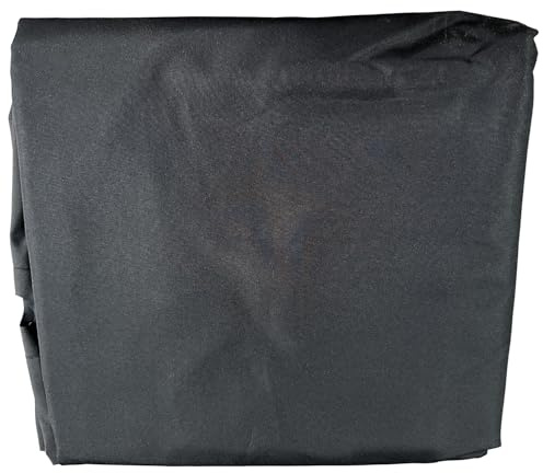 Toile de rechange pour parasol déporté MOLOKAI 3x3m noir – carrée, polyester déperlant et anti-UV