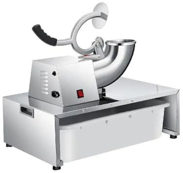 Elektrischer Eiscrusher, Elektrische Eiswürfel-Granuliermaschine, 226 kg/h kommerzieller Schneekegel-Zerkleinerer, Slush-Crusher für den Heimgebrauch, Mixer-Flockenmacher, für Cocktails, Eiscreme, S