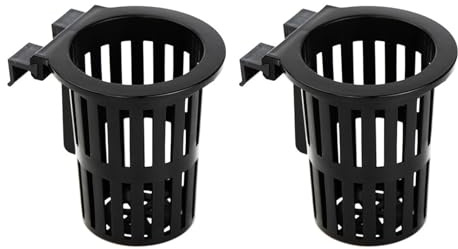 CHAKAE 2pieces Aquariums Planter Basket Fishtanks Planter Holder Fishtanks Cultivation Rack Hydroponic Plant Gardening Tool