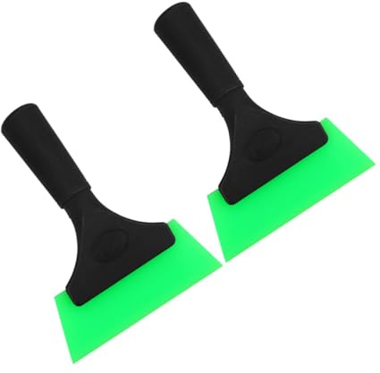 DECORNIJIA 2 Pezzi Spatole per Pellicole Resistente Raschietto Ergonomico per e Vetro Strumento Adesivi Pellicola Vetrofanie Facile da Usare e Delicato Sulle Superfici