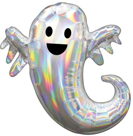 Amscan 3998601 - Folienballon Geist, Gespenst, Dekoration, Heliumballon, Ballon, Party, Halloween