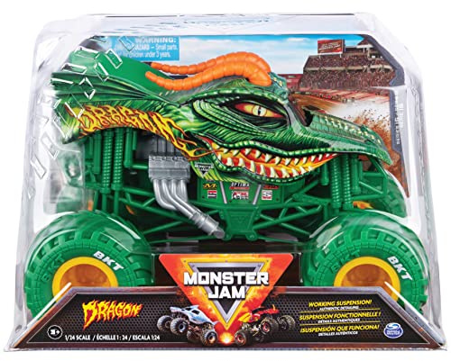 Monster Jam, Official Monster Truck, Die-Cast Vehicle, 1:24 Scale (Styles vary, item selected at random)