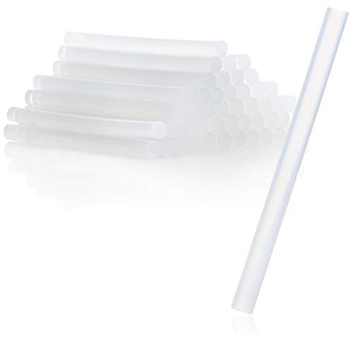 com-four® 48x Heißklebesticks Klebestifte Ersatzsticks 7x100 mm
