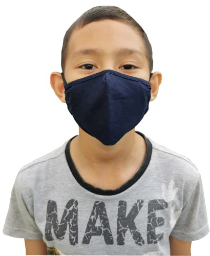 LOFBAZ - Rivestimento in tessuto di cotone con tasca filtrante, lavabile e riutilizzabile, confezione da 3 pezzi, per bambini da 9 a 13 anni