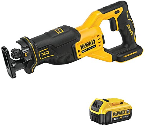 Dewalt DCS382N 18V Brushless Reciprocating Saw with 1 x 4.0Ah Battery