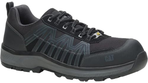 Caterpillar Charge Mens Safety Shoes & Trainers Black 10 UK