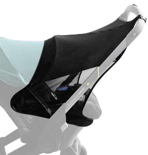 Stroller Sun Shade, Functional Sun Protection Extension Compatible with Doona car seat Stroller, 360 Sun Shade Baby Car seat UV Protection Sun Cover for Baby Pushchairs Strollers Accessories