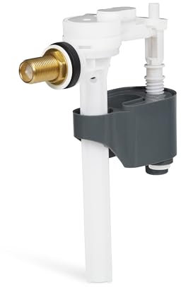 1/2 Side Feed Toilet Fill Valve WRAS Approved Side Entry Toilet Cistern Fill Valve Adjustable Toilet Inlet Valve Brass Thread Tail 5 Year Guarantee