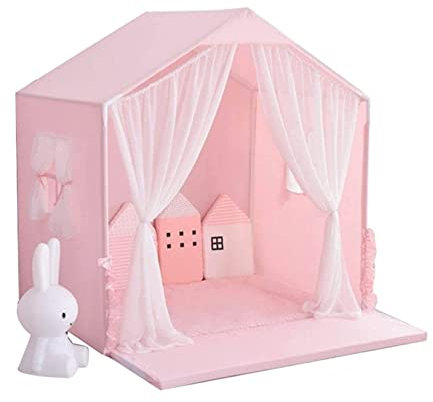 Haustierbett Hundebett Hundehütte Teddy Kleiner Hund Katze Haustier Prinzessin Bett Haustier Zelt Nest Vier Jahreszeiten Universelle Abnehmbare Und Waschbare Zelte Katzenbett Tierbett (Color : Rosa,