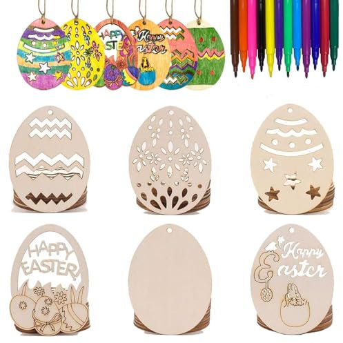Ostereier aus Seidenpapier,Papier Wabenball Dekoration,Party Hängendes Ei Ostern,Zum Aufhängen und Dekorieren von Ostereiern Papierwabenkugeln 7CM mit Band