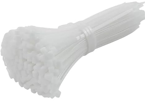 Cables Trenzado Manguito Brida for cables de nailon de plástico autoblocante, brida for cables negra/blanca, anillo de sujeción, brida for cables Industrial, juego de bridas for cables for el hogar (