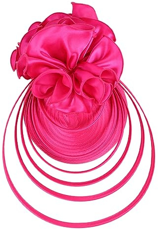 OATIPHO Chapeau de Cocktail Accessoires de Cheveux de Mariage Chapeaux Coiffure Femme Fete de Fete Couvre-Chef fascinateur Décoration de Cheveux pour Femmes Polyester Black