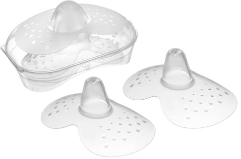 4 Pezzi bout de sein mam,Bouts de sein Contact - Sans BPA, silicone souple ultra-fin, taille L+S