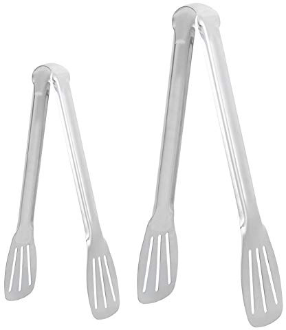 HEEPDD Servir Pinzas, Acero Inoxidable Servir Pinzas Buffet Barbacoa Utensilios de Cocción Antiintafet para Buffet para Ensalada Pan Bistec Alimentos a la Parrilla Nan