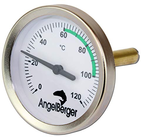 Angel Berger Profi Räucherthermometer Thermometer für Räucherofen