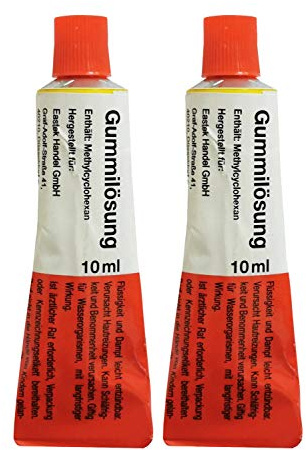 VDP 2X 10ml Vulkanisierlösung | Gummilösung | Vulkanisiermittel | Schlauchreparatur | Vulkanisierkleber | Reifenkleber | Gummikleber wasserfest | Fahrradreparatur