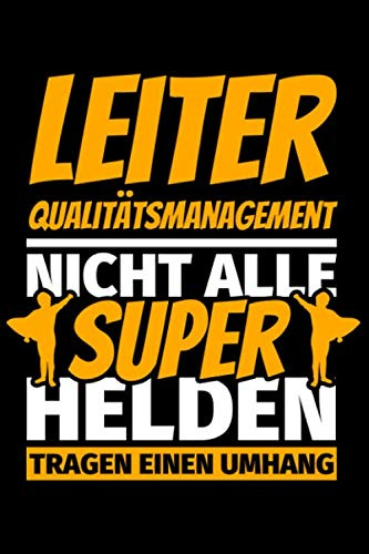 Notizbuch liniert: Leiter Qualitätsmanagement Geschenke lustig