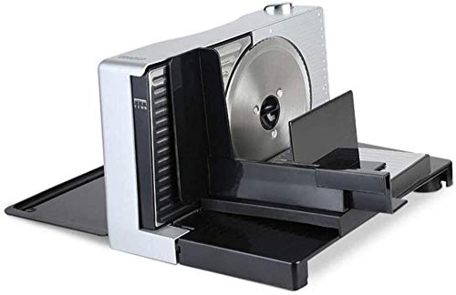 CLQ Electric Folding Slicer Bread Slicer Foldable Cutting Thickness 0-15Mm Stainless Steel Blade Ø177Mm 100W, 220V