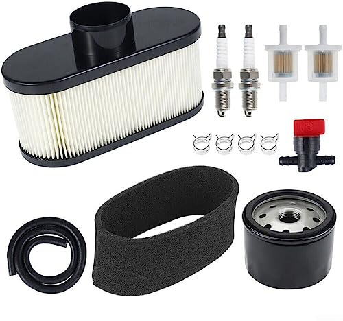 Kit de filtre à air pour tondeuse à gazon Kawasaki FR651V FR691V FR730V FS481V, 49065-7007 49065-0721 Filtre à huile 11013-0752