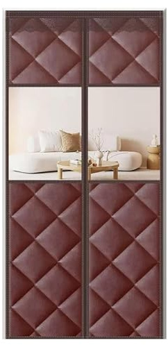 SePkus Tenda Per Porta Con Isolamento Termico, Anti Freddo Oscuramento Magnetico Anti-Freddo Copertura Per Finestre Insonorizzazione Per Balcone Seminterrato Tende Trapuntate (A 95x215cm)