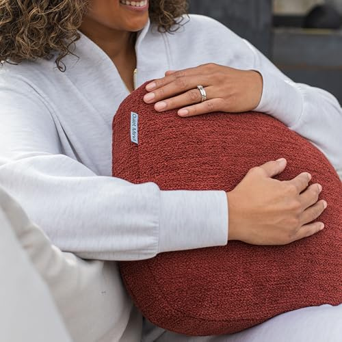 Quiet Mind Weighted Pillow for Anxiety, Sleep & Sensory Relief | Premium Deep Pressure Comfort Pillow for Adults (Large), (12 Lbs), (Chili Oil)