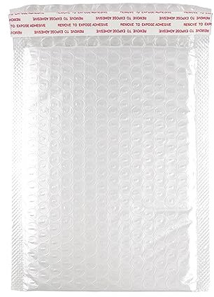 Luftpolsterumschläge, Verpackungsbeutel, Luftpolsterfolie, 50 Stück, Luftpolsterumschlag, Versandtasche, weißer Schaumstoff, Versand, Büro, Versand, selbstklebend, 13 x 15, 15 x 20, 26 x 36, 27 x 37 c