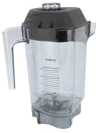 For Blender Pitcher 48oz, Blender Pitcher Crushing Container with Stainless Steel Blades Assembly For Touch and Go, Container Jar Cup