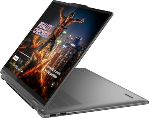 Lenovo Yoga 2 in 1 16 2K Touchscreen Laptop | Intel Core Ultra 7 155U | Intel HD Graphics | Backlit | Fingerprint | 16GB RAM DDR5 | 2TB SSD | Windows 11 Pro | Bundle with Office 2021