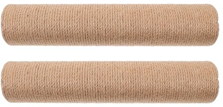 Lurrose 2 Piezas Recambio Rascador para Gatos Sisal Vertical DIY Accesorio Reemplazo Árbol Gato Interior Resistente