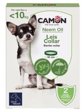 COLLARE PER CANI ANTIPARASSITARIO LEIS OLIO DI NEEM CAMON (SMALL)