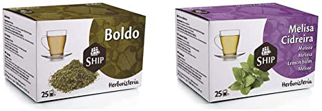 BOLDO infusion 25bolsitas & Ship Melisa Infusion, 25 Bolsitas